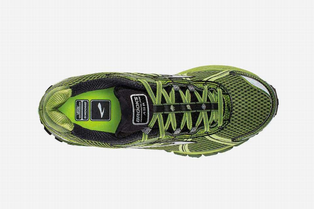 Chaussures Running Brooks Adrenaline ASR 12 Vert / Noir Homme | ATQ-53641335