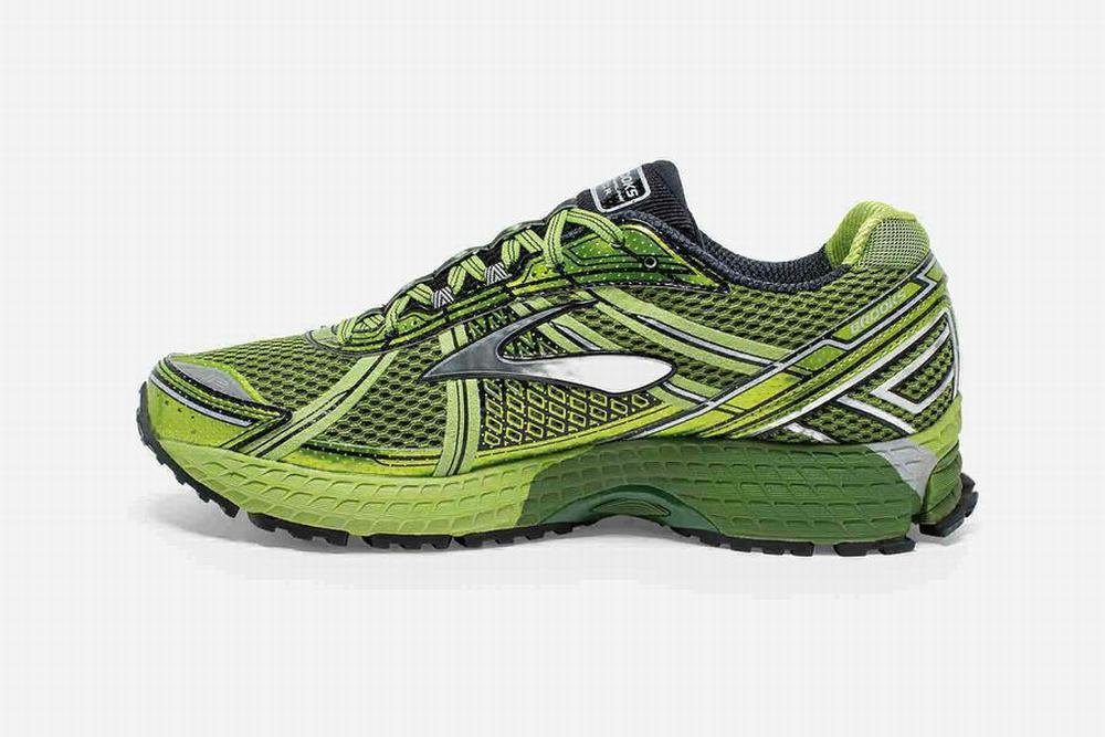 Chaussures Running Brooks Adrenaline ASR 12 Vert / Noir Homme | ATQ-53641335