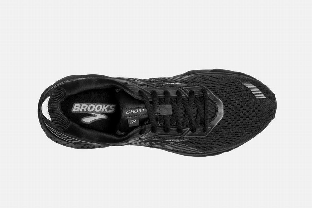 Chaussures de Marche Brooks Ghost 12 Noir / Grise Homme | ALX-87622676