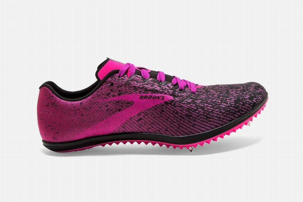 Chaussures Running Brooks Mach 19 Noir / Rose Femme | IIC-76618506