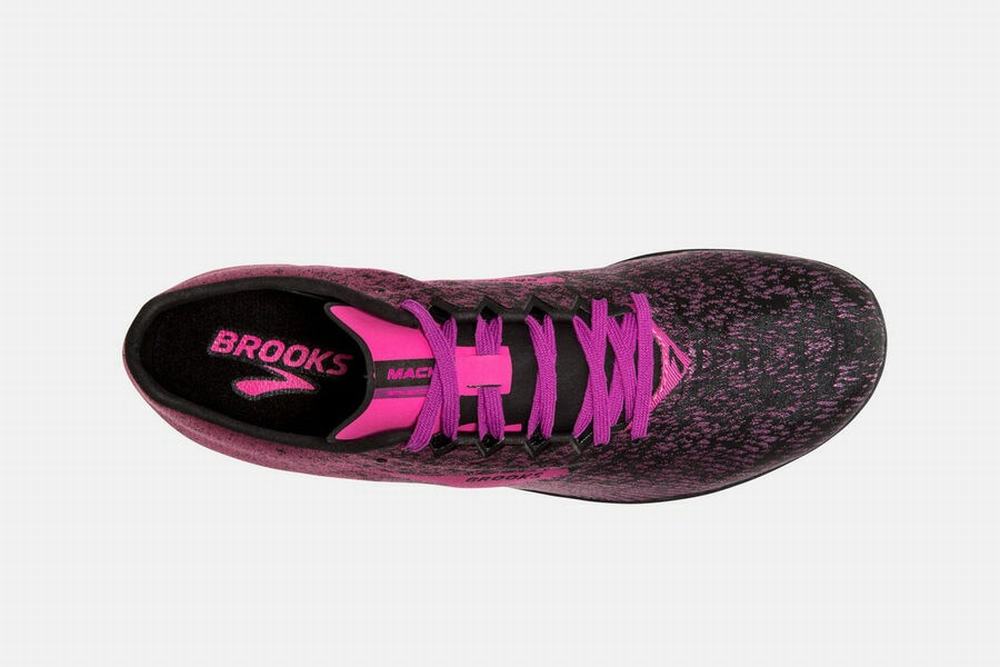 Chaussures Running Brooks Mach 19 Noir / Rose Femme | IIC-76618506