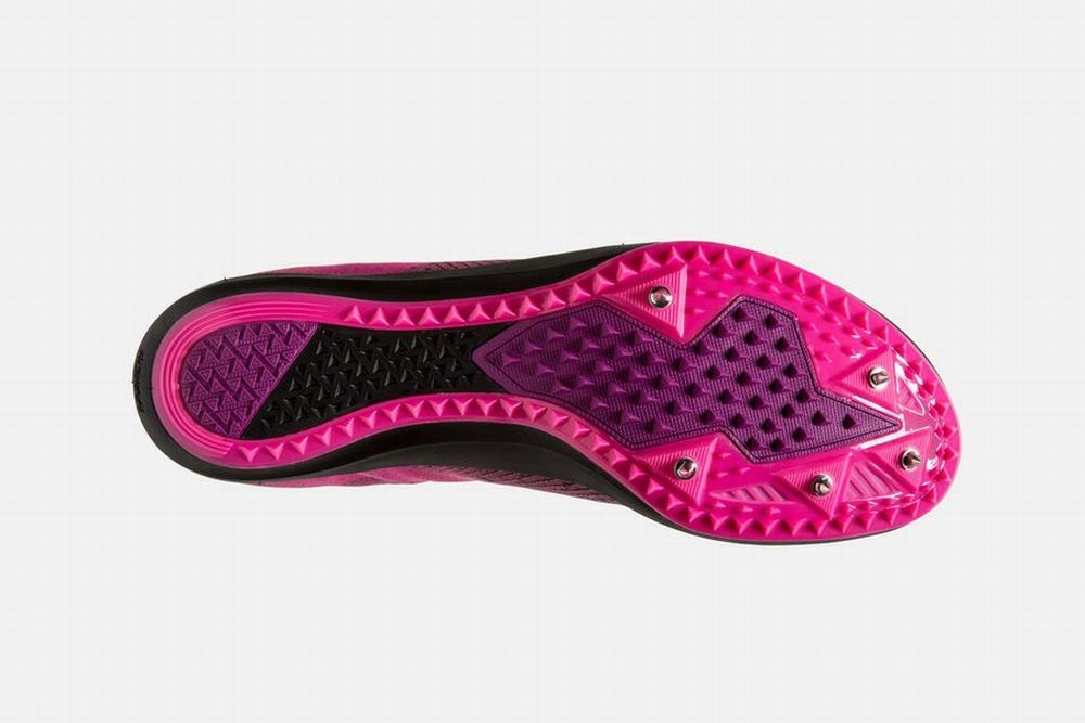 Chaussures Running Brooks Mach 19 Noir / Rose Femme | IIC-76618506