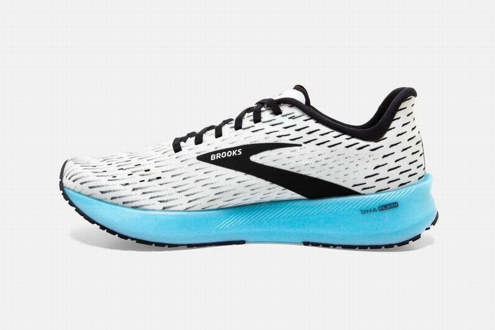 Chaussures Running Brooks Hyperion Tempo Blanche / Noir / Turquoise Clair Femme | TAQ-45434400