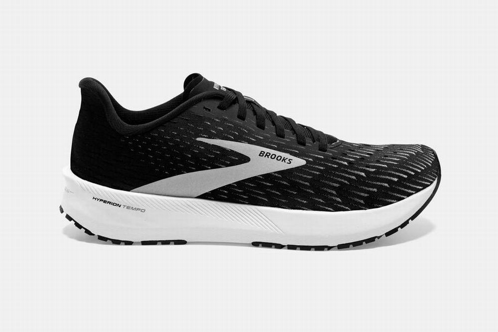 Chaussures Running Brooks Hyperion Tempo Noir / Argent / Blanche Femme | MVX-69575901