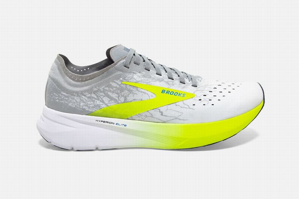 Chaussures Running Brooks Hyperion Elite Blanche / Grise Femme | GIT-84622551