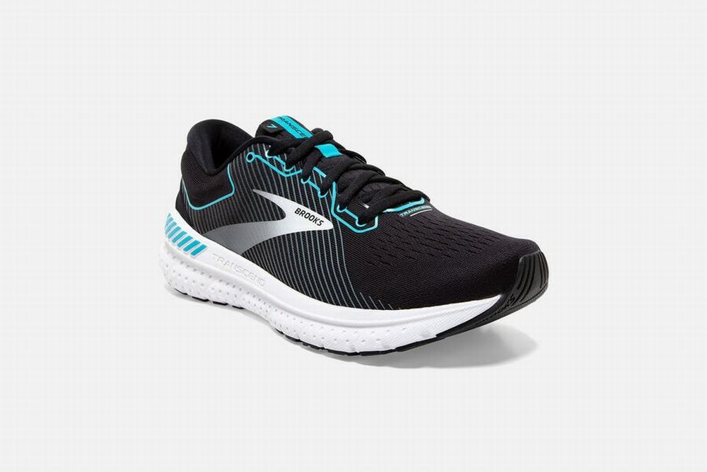 Chaussures Running Brooks Transcend 7 Noir / Bleu Femme | YCN-68784931