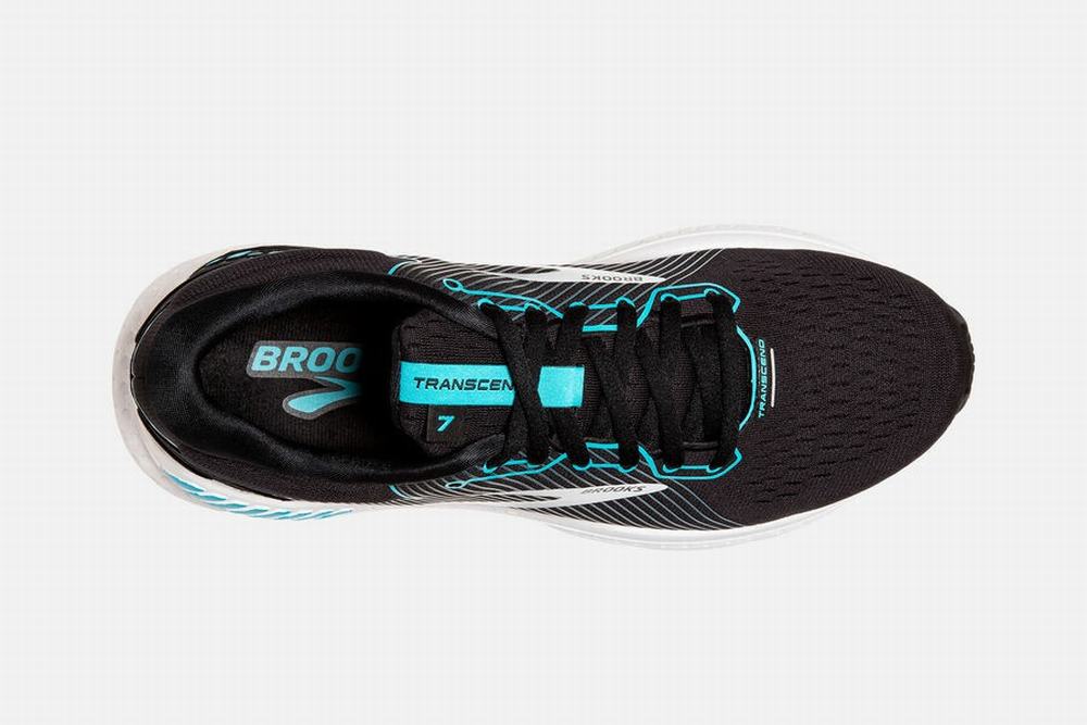 Chaussures Running Brooks Transcend 7 Noir / Bleu Femme | YCN-68784931