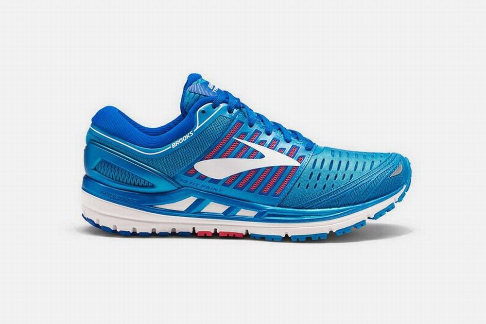 Chaussures Running Brooks Transcend 5 Bleu Femme | ITN-67243336