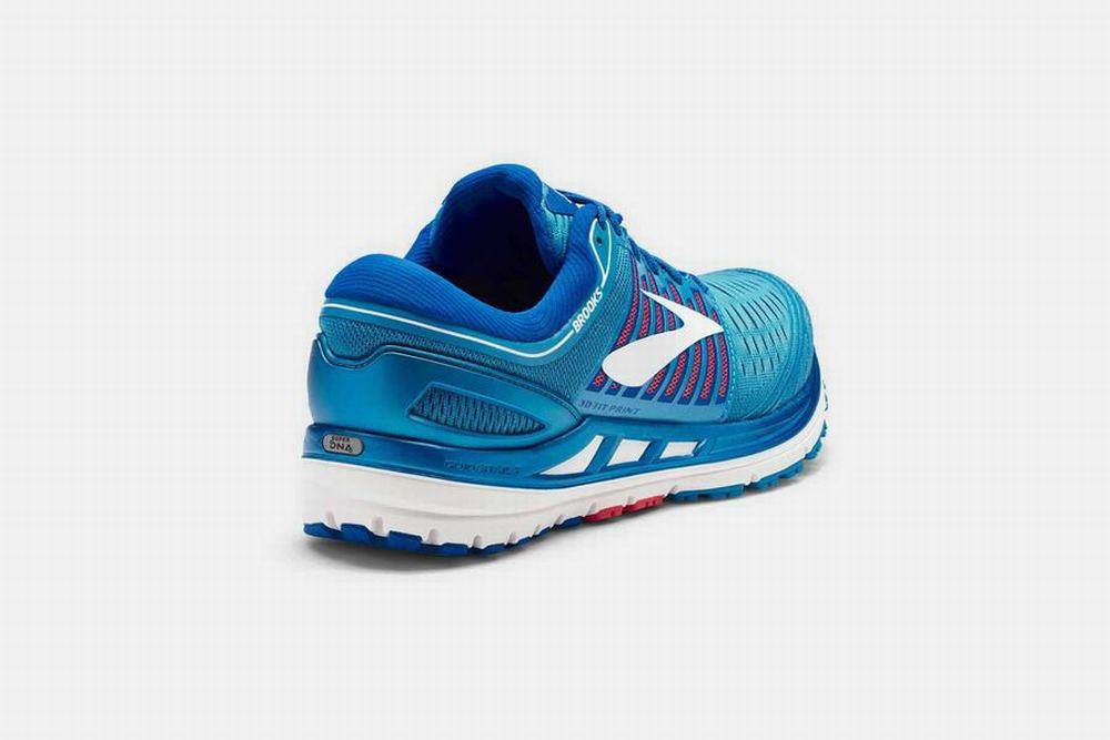 Chaussures Running Brooks Transcend 5 Bleu Femme | ITN-67243336