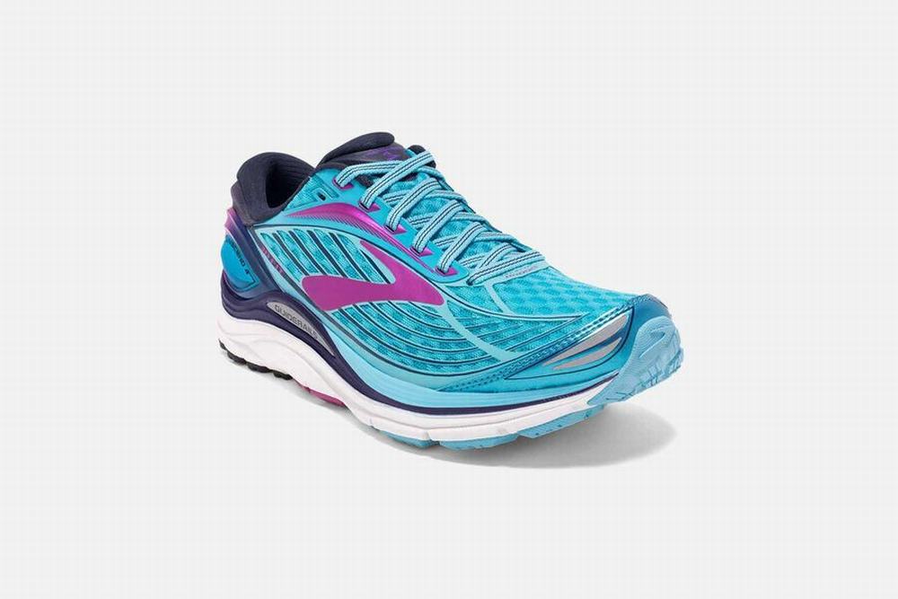 Chaussures Running Brooks Transcend 4 Bleu Femme | IOI-90777803