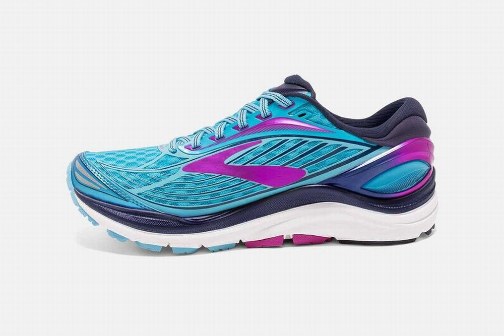 Chaussures Running Brooks Transcend 4 Bleu Femme | IOI-90777803