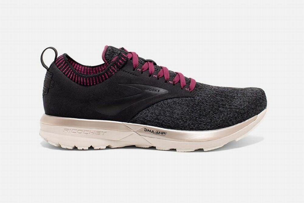 Chaussures Running Brooks Ricochet LE Noir Femme | HCF-01934858