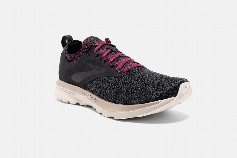 Chaussures Running Brooks Ricochet LE Noir Femme | HCF-01934858