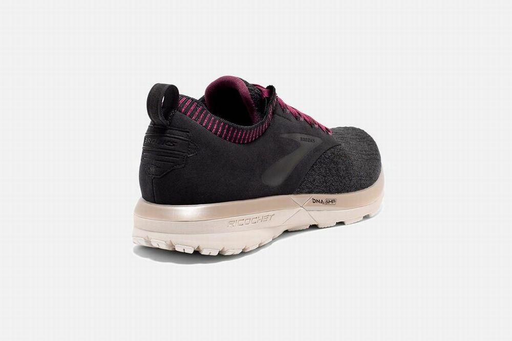 Chaussures Running Brooks Ricochet LE Noir Femme | HCF-01934858