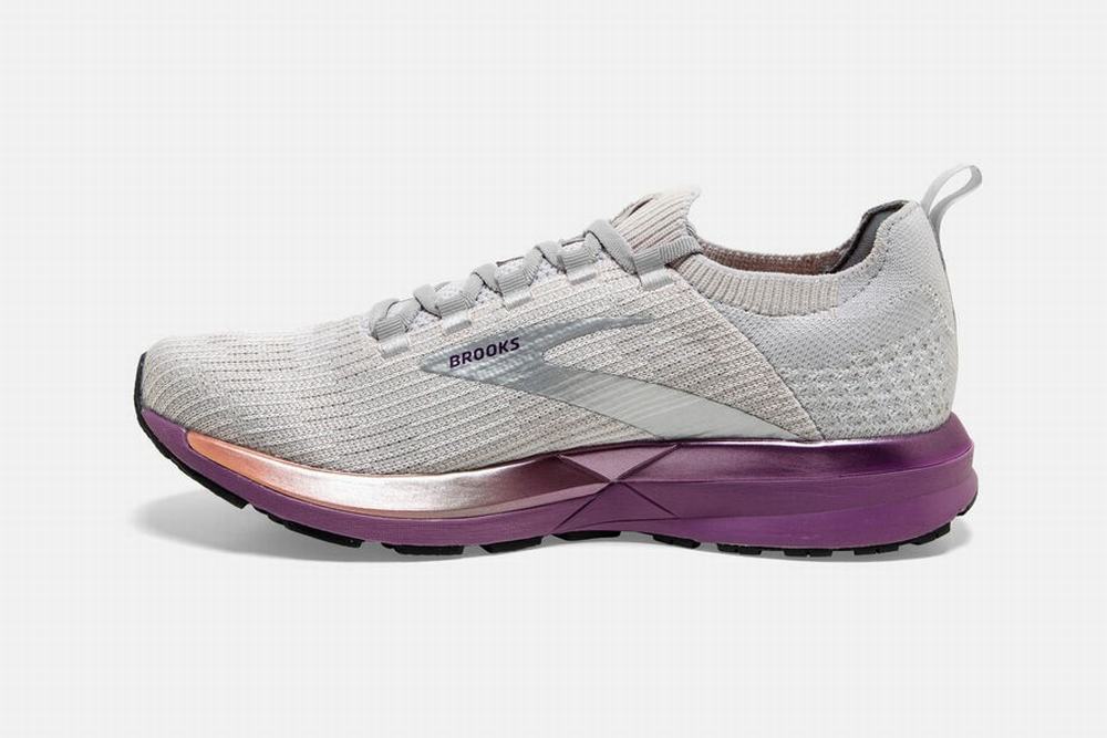 Chaussures Running Brooks Ricochet 2 Grise / Violette Femme | DVQ-65311255