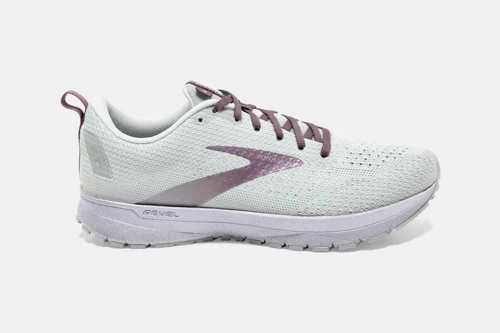 Chaussures Running Brooks Revel 4 Blanche Femme | FDW-69918781