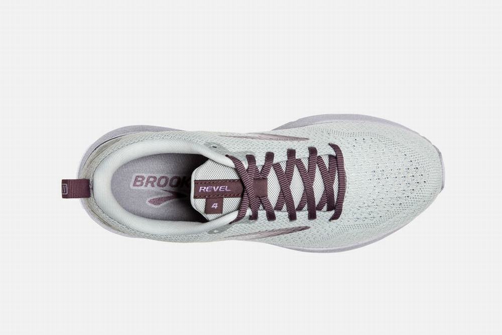 Chaussures Running Brooks Revel 4 Blanche Femme | FDW-69918781