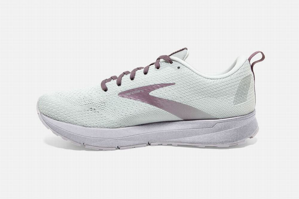 Chaussures Running Brooks Revel 4 Blanche Femme | FDW-69918781