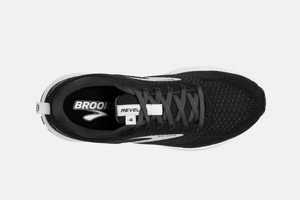 Chaussures Running Brooks Revel 4 Noir / Argent Femme | YBB-27748269