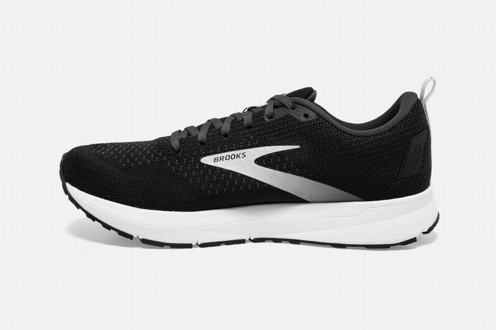 Chaussures Running Brooks Revel 4 Noir / Argent Femme | YBB-27748269