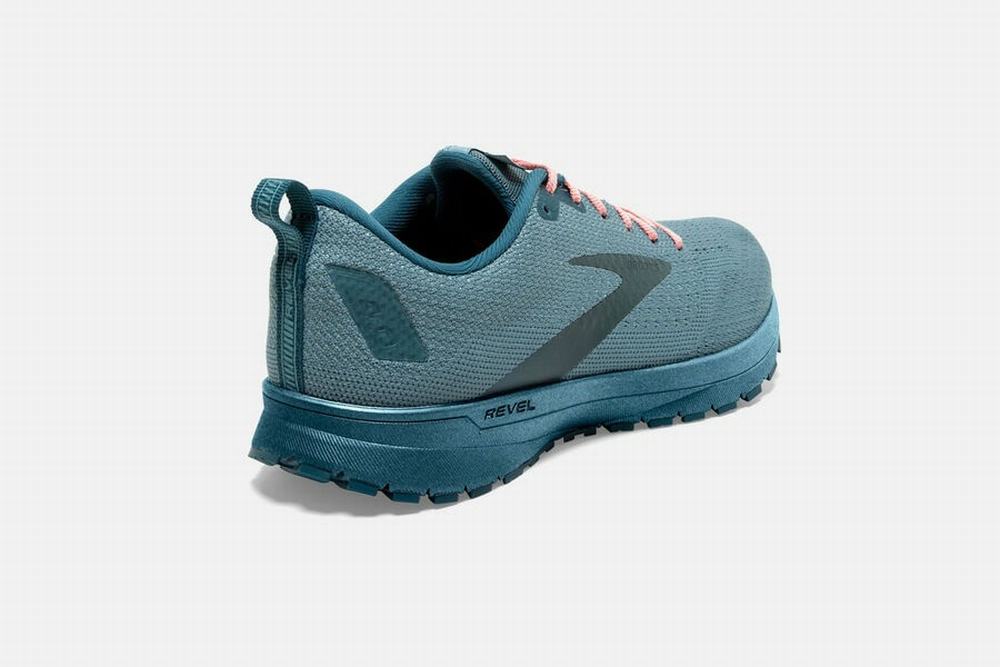 Chaussures Running Brooks Revel 4 Bleu Femme | FMP-82123231