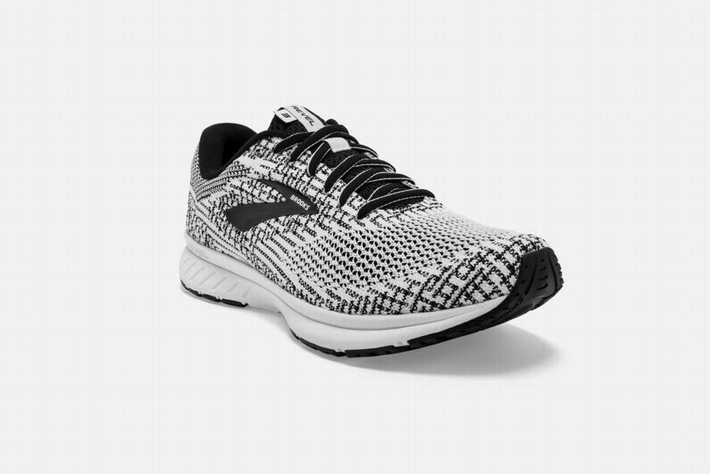 Chaussures Running Brooks Revel 3 Blanche / Noir Femme | WHE-06740829