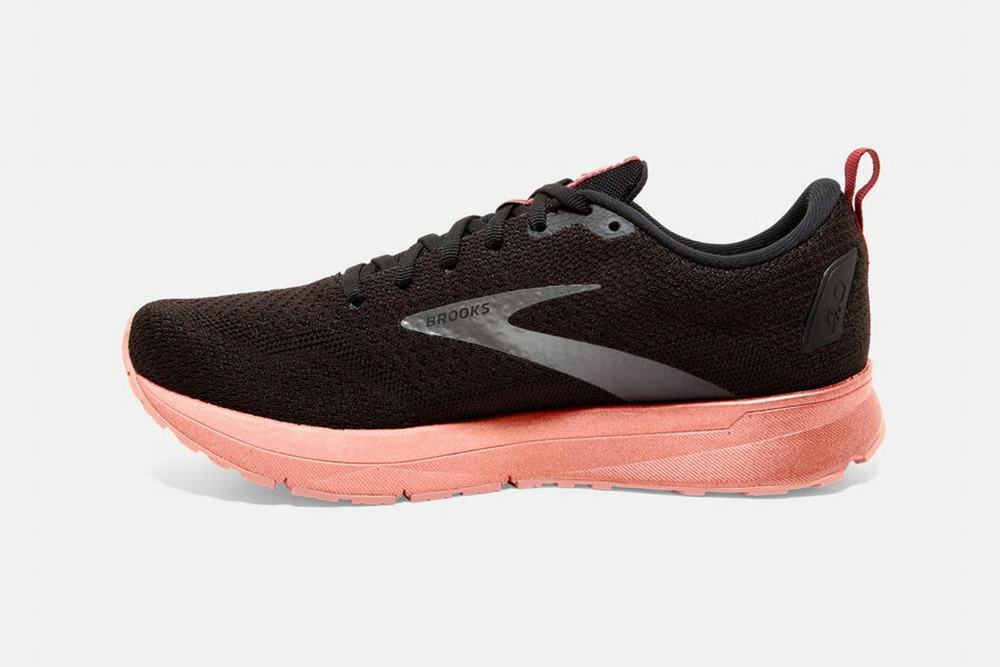 Chaussures Running Brooks Revel 4 Noir Femme | KTB-90773188