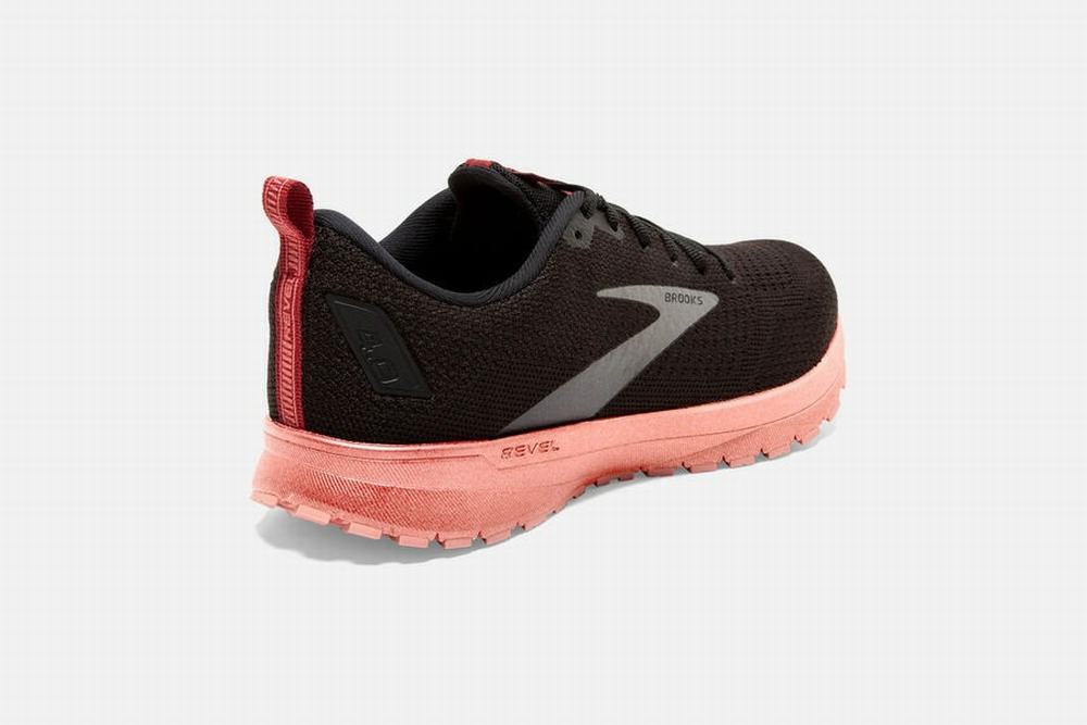 Chaussures Running Brooks Revel 4 Noir Femme | KTB-90773188