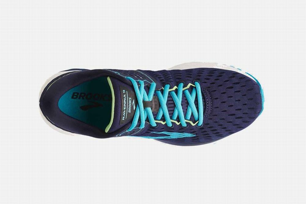 Chaussures Running Brooks Ravenna 9 Bleu Marine Femme | SAV-55139999