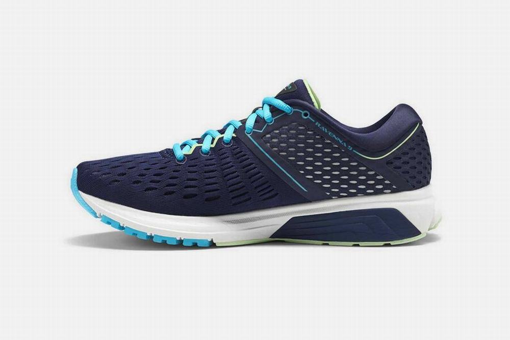 Chaussures Running Brooks Ravenna 9 Bleu Marine Femme | SAV-55139999