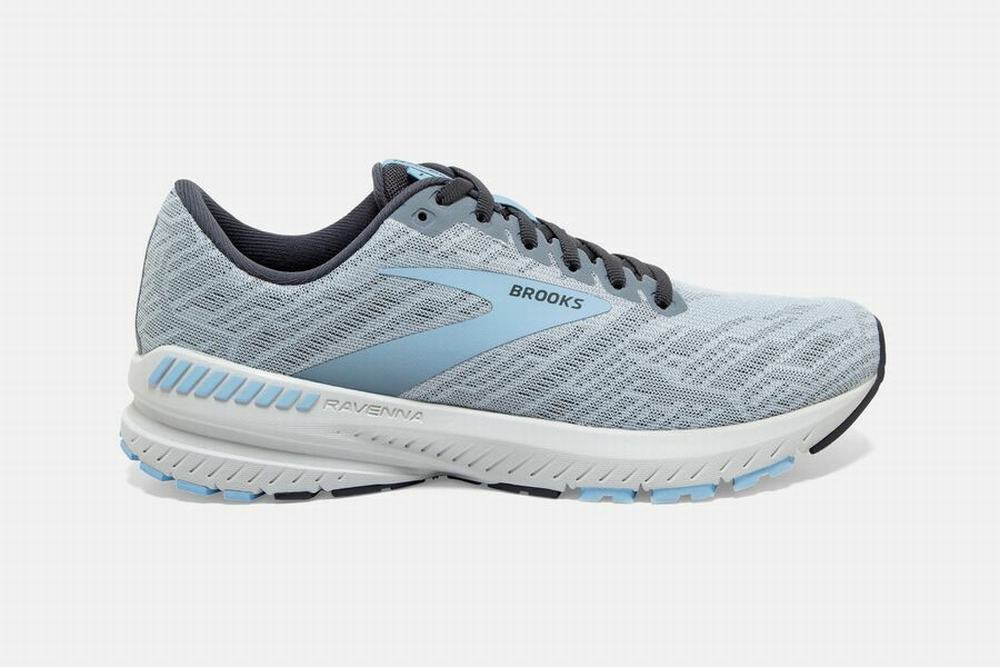 Chaussures Running Brooks Ravenna 11 Bleu Clair / Grise Femme | OXO-27712624