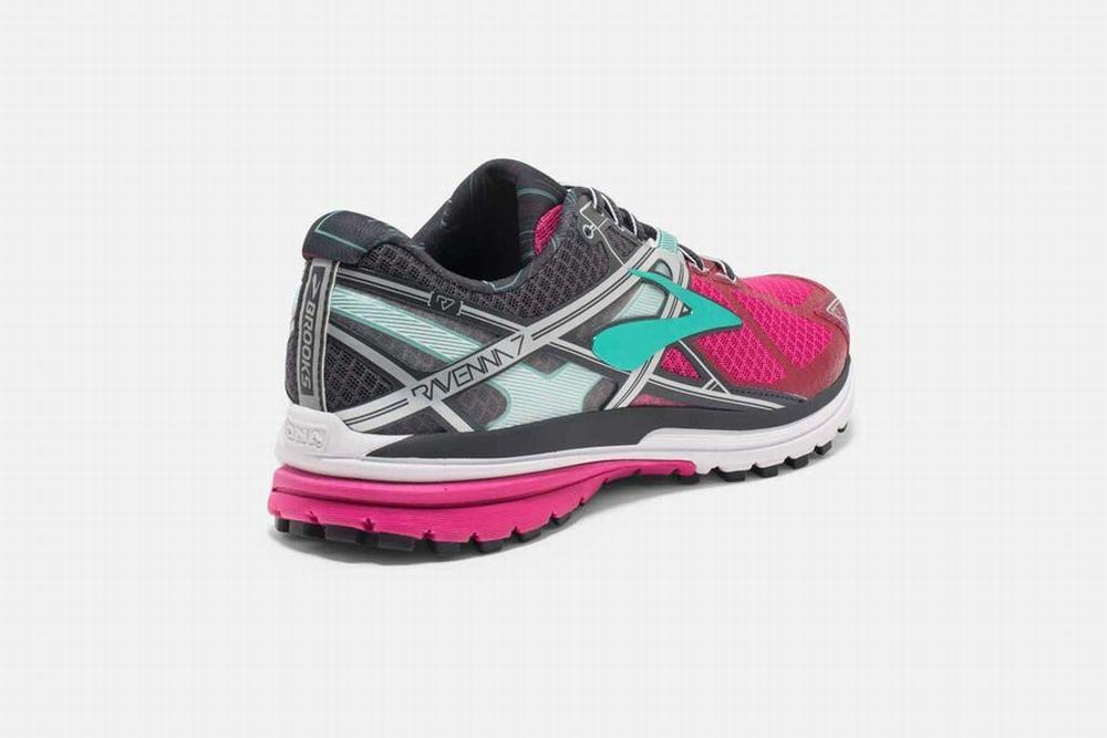 Chaussures Running Brooks Ravenna 7 Rose / Grise Femme | TIM-45143637