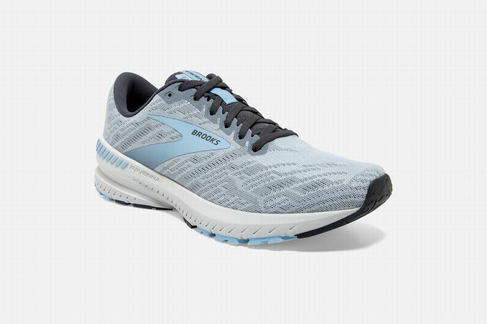 Chaussures Running Brooks Ravenna 11 Bleu Clair / Grise Femme | OXO-27712624