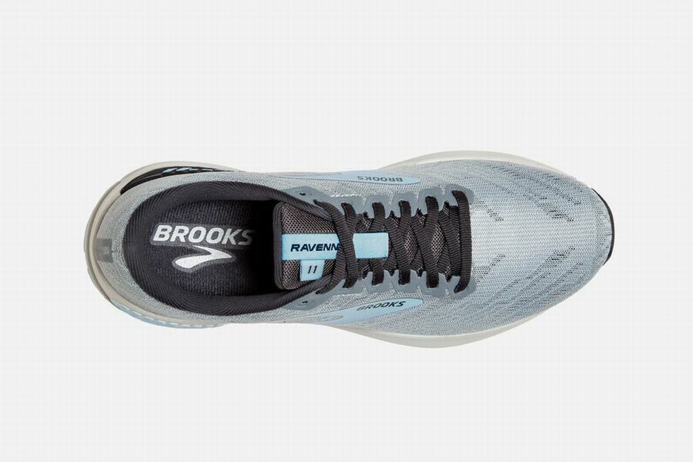 Chaussures Running Brooks Ravenna 11 Bleu Clair / Grise Femme | OXO-27712624