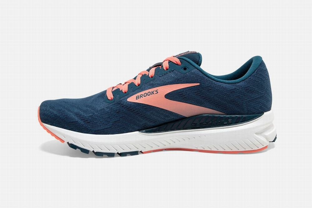 Chaussures Running Brooks Ravenna 11 Bleu Marine Femme | BLK-61219225