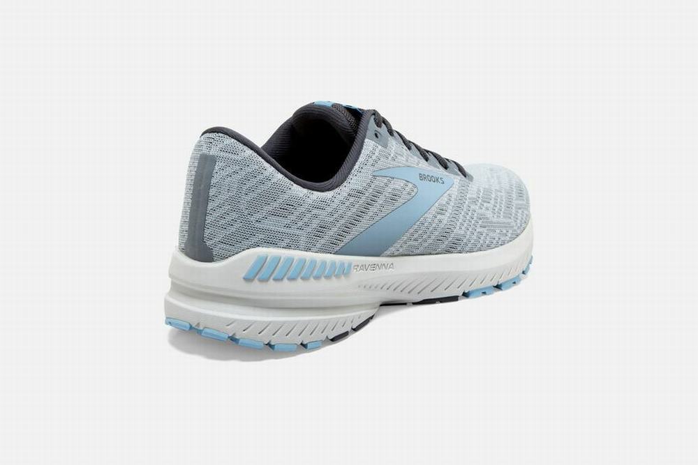 Chaussures Running Brooks Ravenna 11 Bleu Clair / Grise Femme | OXO-27712624