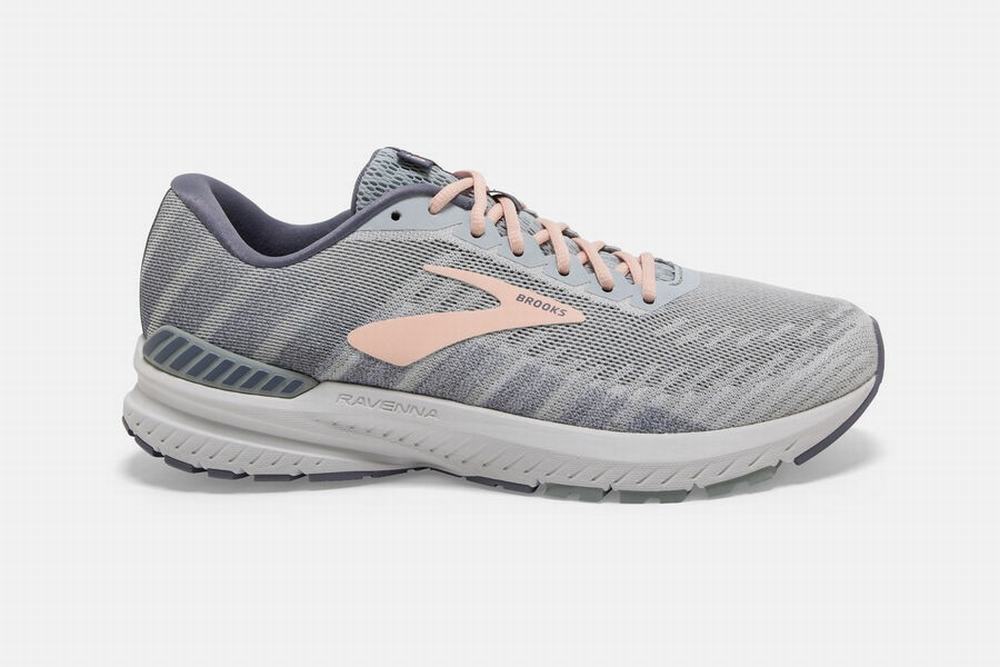 Chaussures Running Brooks Ravenna 10 Grise Femme | IYE-93126272