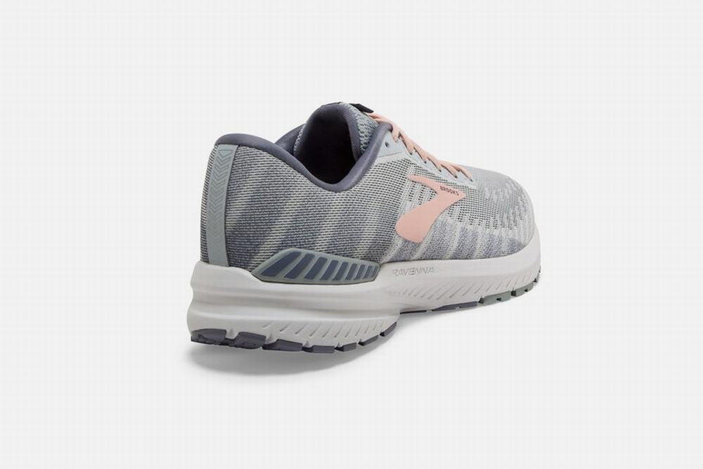 Chaussures Running Brooks Ravenna 10 Grise Femme | IYE-93126272