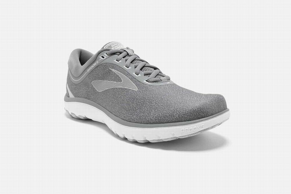 Chaussures Running Brooks PureFlow 7 Grise / Blanche Femme | SZB-08208287