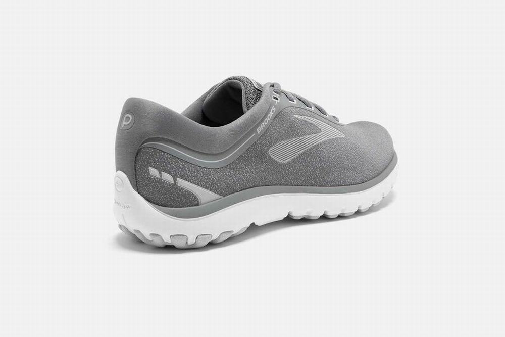 Chaussures Running Brooks PureFlow 7 Grise / Blanche Femme | SZB-08208287