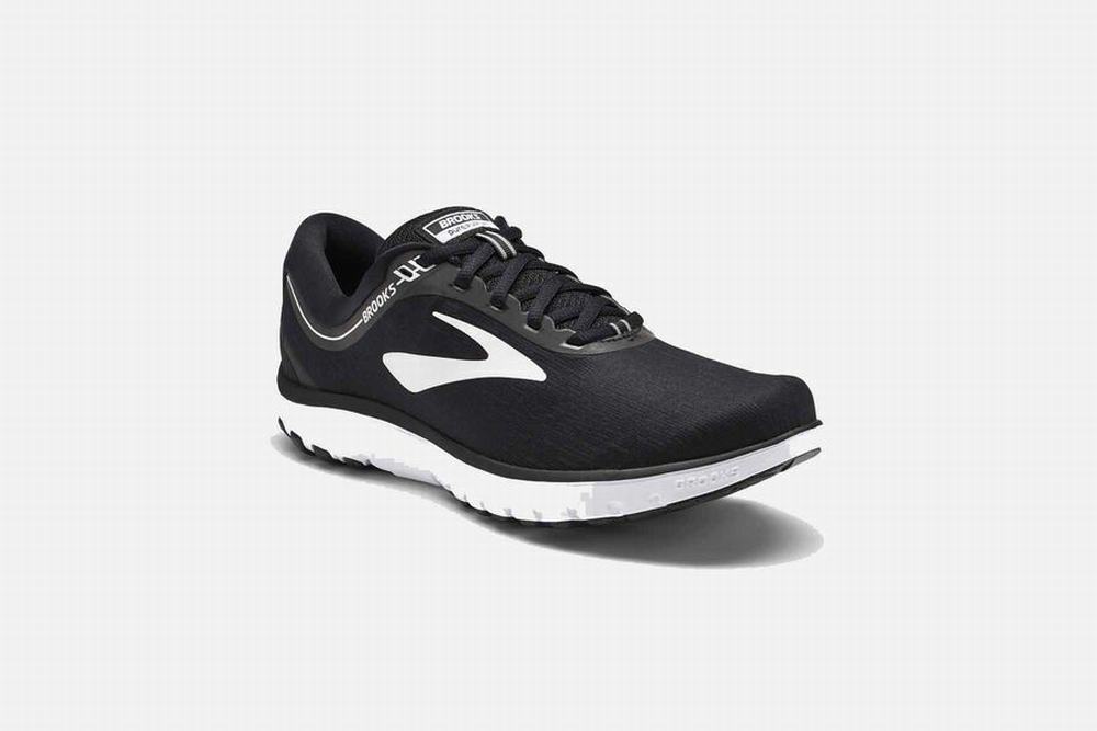 Chaussures Running Brooks PureFlow 7 Noir / Blanche Femme | UJQ-59138844