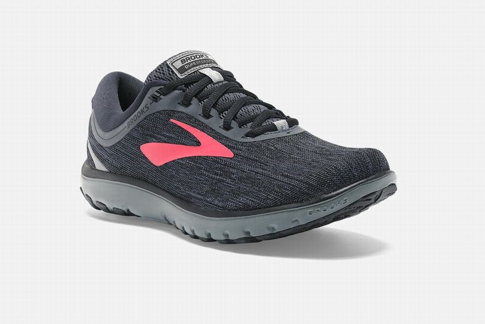 Chaussures Running Brooks PureFlow 7 Noir Femme | VRE-09914867