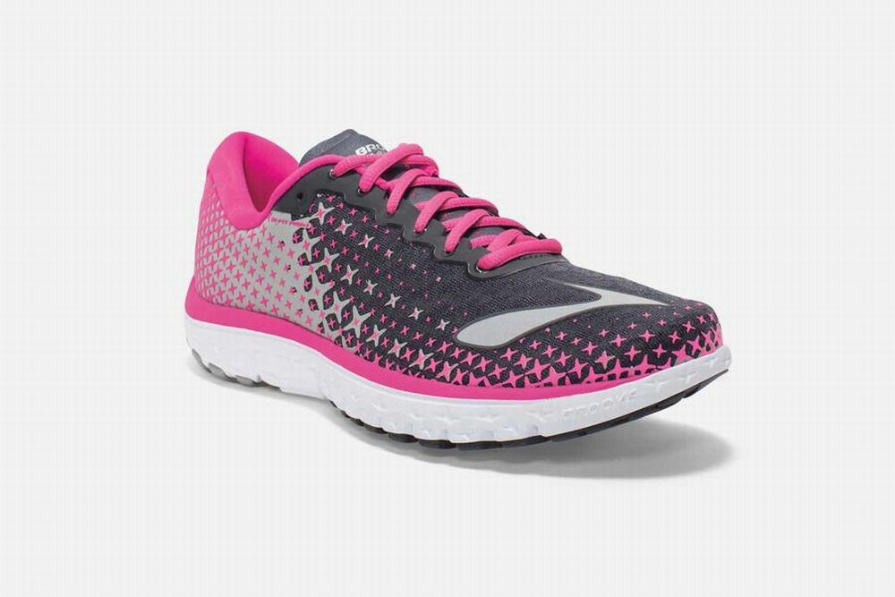 Chaussures Running Brooks PureFlow 5 Rose / Grise Femme | MQU-48775579