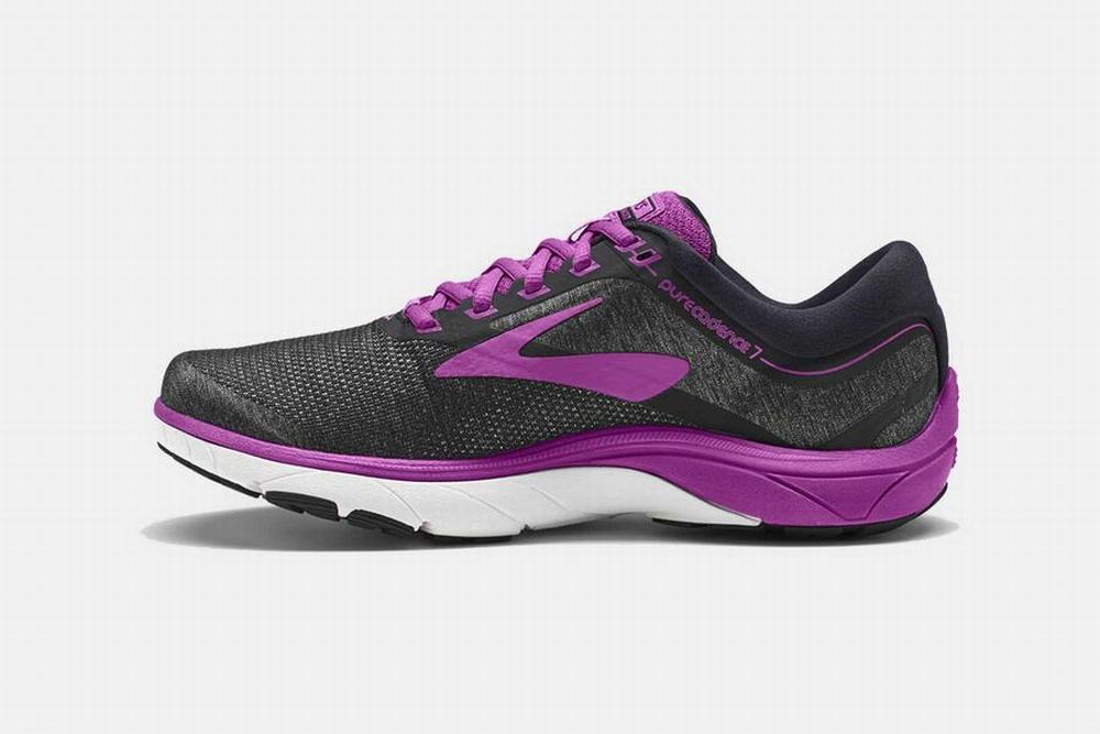 Chaussures Running Brooks PureCadence 7 Grise / Violette Femme | KFN-23325335