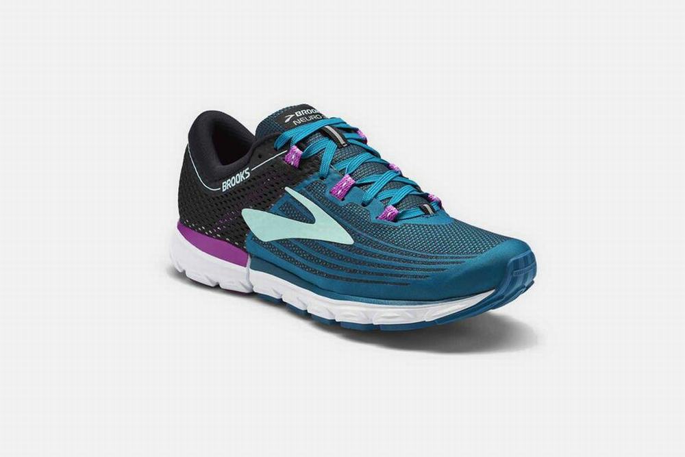 Chaussures Running Brooks Neuro 3 Bleu / Noir Femme | KOV-47592048