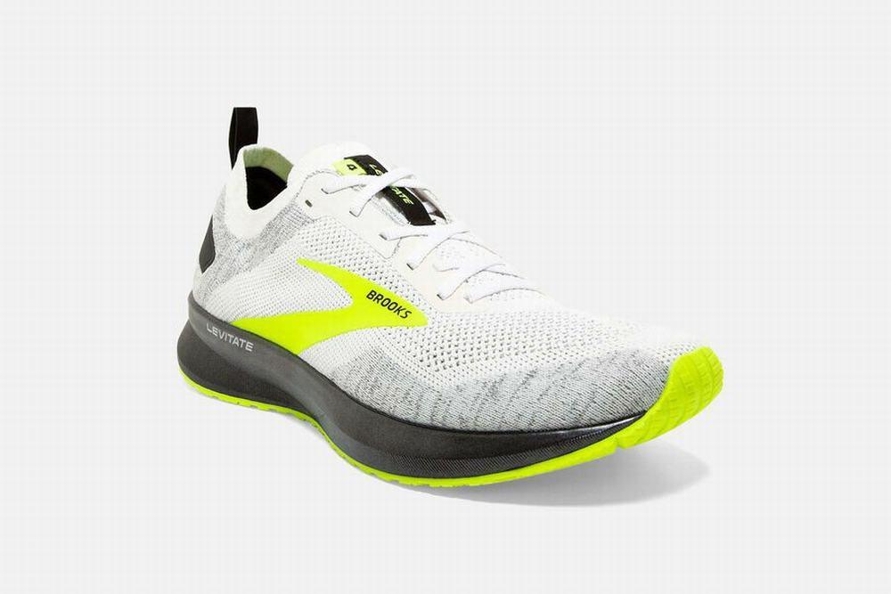 Chaussures Running Brooks Levitate 4 Blanche / Noir Femme | FHF-44078658