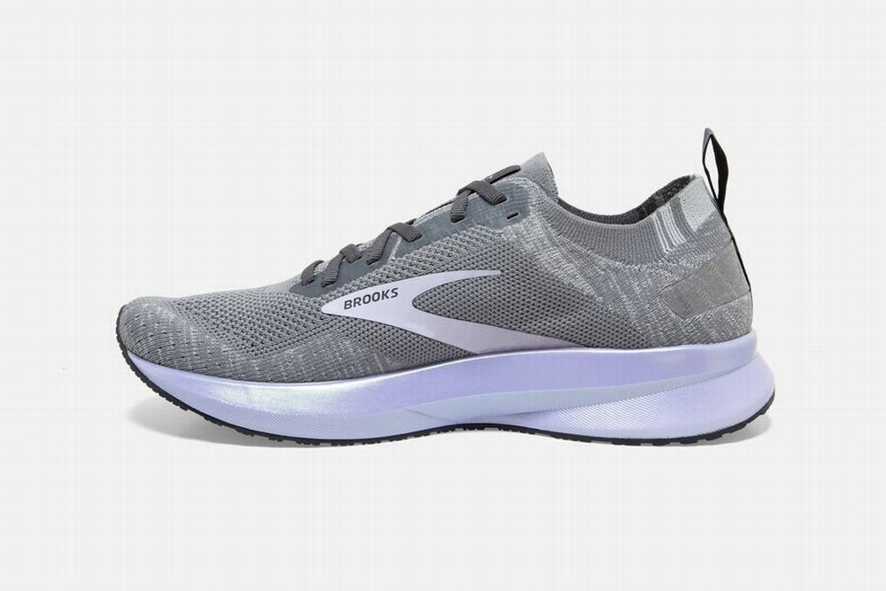 Chaussures Running Brooks Levitate 4 Grise / Noir / Violette Femme | HDU-73964932