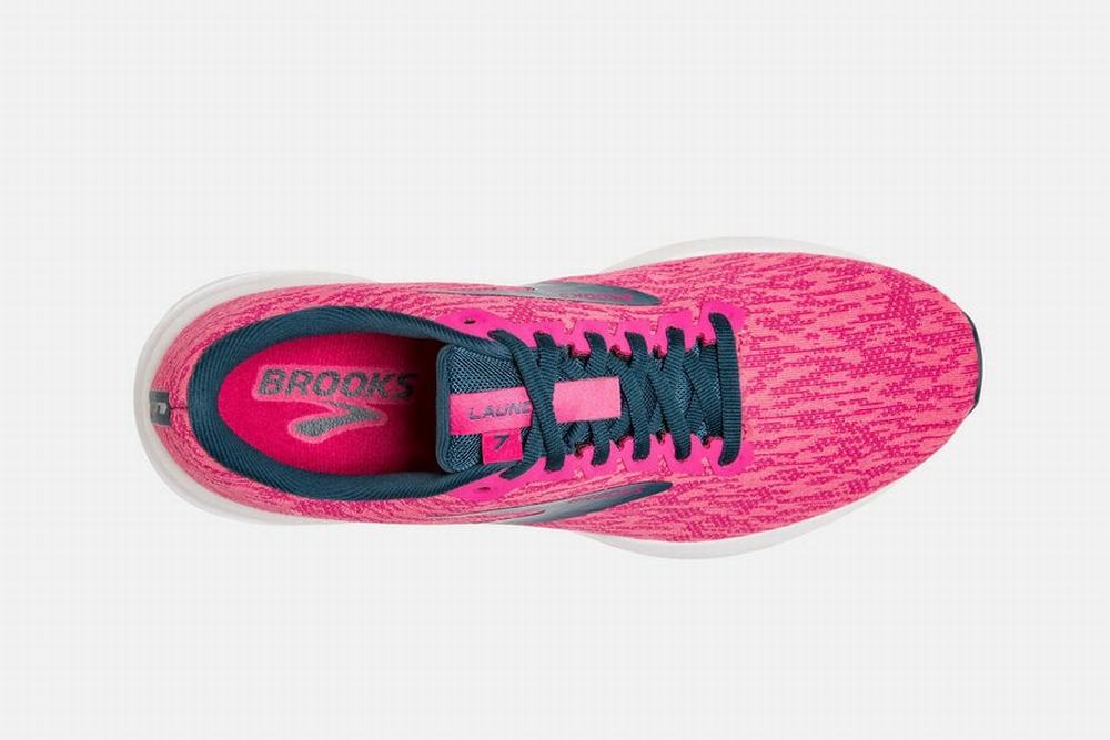 Chaussures Running Brooks Launch 7 Rose Femme | ZJB-46618670