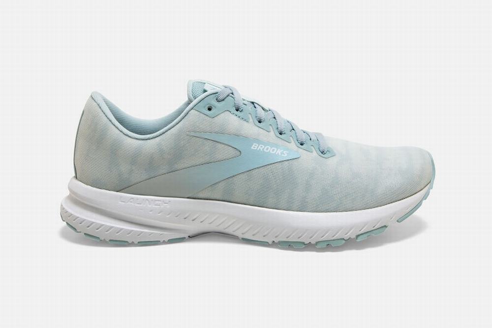 Chaussures Running Brooks Launch 7 Bleu / Blanche Femme | GZK-73080361