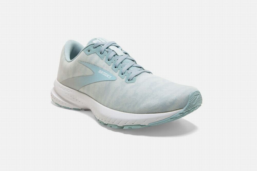 Chaussures Running Brooks Launch 7 Bleu / Blanche Femme | GZK-73080361